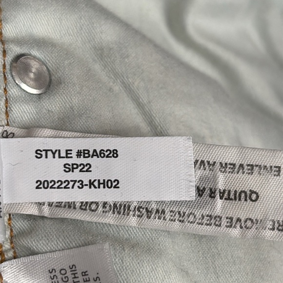 J. Crew Billie Demi Boot Crop Raw Hem Jeans Medium Wash - Size 27 - Picture 10 of 12